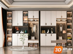 Shoe cabinet Skp Files